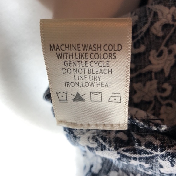 Womens size XS Blue and White Max Studio Short Flutter Sleeve Blouse - Picture 9 of 10